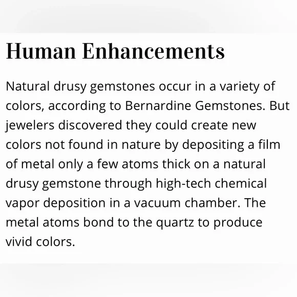 Titanium Druzy 925 Pendant & Earrings Set - Picture 14 of 15